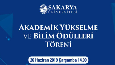 SAÜ Akademik Yükselme ve Bilim Ödülleri Töreni