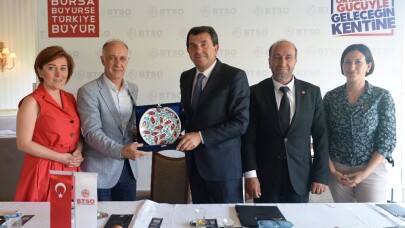 Tarihi çarşılardan BTSO’ya teşekkür