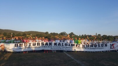 15 Temmuz kahramanı adına futbol turnuvası yapıldı