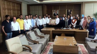 AK teşkilatlardan başkanlara ziyaret