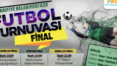 Arifiye Belediyesi İlçe Futbol turnuvasında Final Heyecanı