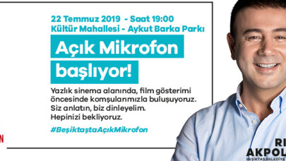 Beşiktaş’ta Açık Mikrofon buluşmaları başlıyor