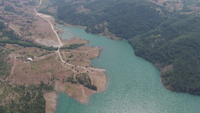 Bursa’nın barajlarına drone ile kontrol