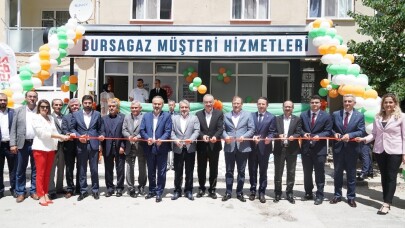 Bursa’nın dört ilçesine doğalgaz taşıyacak ana hattın temeli atıldı