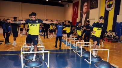 Fenerbahçe salonda çalıştı