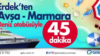 Gestaş Erdek-Avşa-Marmara seferleri başlıyor