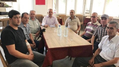 Kaymakam Öner, muhtarları ziyaret etti