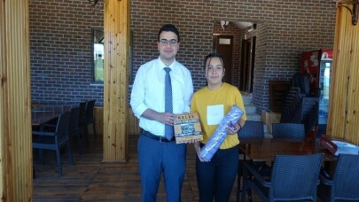 Kaymakam ve başkan LYS birincisini ağırladı