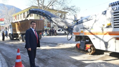 Osmangazi yollarına makyaj