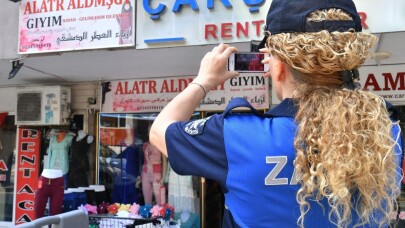 Osmangazi’de yabancı tabelalara sıkı takip