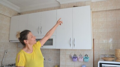 (Özel) Kuş mutfağına yuva yaptı, onu bırakıp tatile gidemiyor
