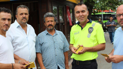 Sakarya'da Trafik Polisleri Taksi Şoförlerini bilgilendirdi