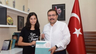 Yusuf Koç LGS şampiyonu ile bir araya geldi