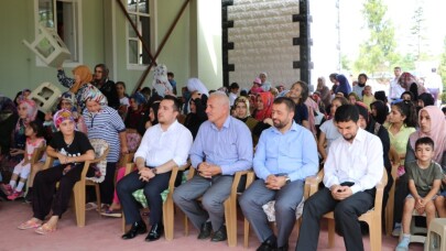 Çocuklar yaz kuran kursu şenliğinde eğlendi