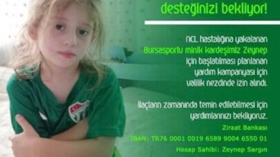 Cumhurbaşkanı Erdoğan’dan Bursalı minik Zeynep’e ilaç müjdesi