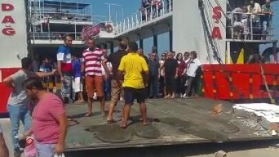 Feribot iskeleye çarptı: 4’ü çocuk 7 yaralı