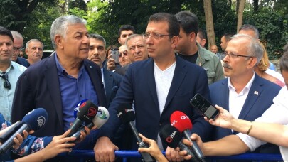 İBB Başkanı Ekrem İmamoğlu, Sarıyer’de incelemelerde bulundu