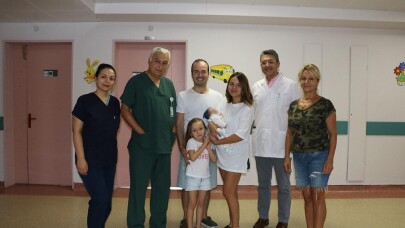 Leo bebek taburcu oldu