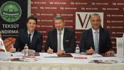 Teksüt Bandırma BK’nın sağlık sponsoru VM Medical Park Bursa oldu