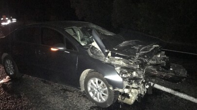 TIR’a arkadan çarpan otomobilin sürücüsü alkollü çıktı