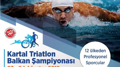 Triatlon Balkan Şampiyonası heyecanı Kartal’da yaşanacak