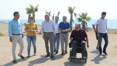 Lara’ya engelsiz plaj yapılıyor