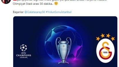 Bakan Kasapoğlu: "Başarılar Galatasaray, yolun sonu İstanbul"