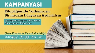 Bayrampaşa Belediyesi’nin kitap toplama kampanyasına büyük ilgi