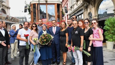 Beyoğlu çiçek açtı