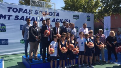 Bursa’ya 50 basketbol sahası