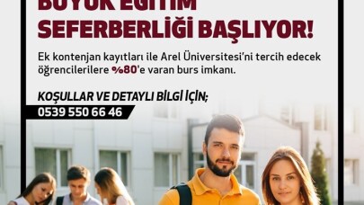 Büyükçekmece Belediyesi ve Arel Üniversitesinden yüzde 80 burs imkanı