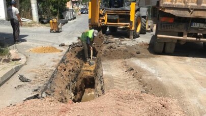 Gebze’de hummalı alt yapı çalışması