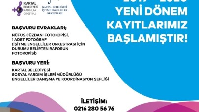 Kartal Belediyesi İşitme Engelliler ve Kadınlar Orkestrası’nın yeni dönem kayıtları başladı