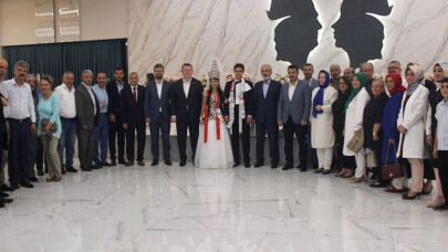 Sakarya'ya Kırgızistan’dan gelin geldi