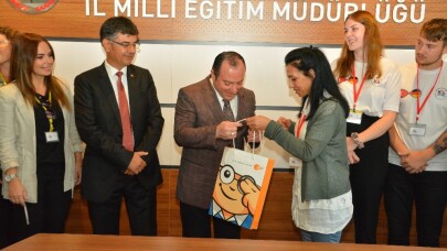 Müdürü Yıldız, Alman misafirlerini ağırladı