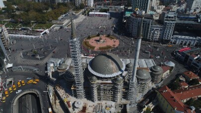 (Özel) Taksim Camii’nin içi ilk kez görüntülendi
