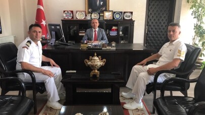 Sahil Güvenlik Komutanı’ndan ziyaret