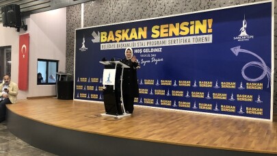 Sancaktepeli gençler ’Başkan Sensin’ projesine katıldı