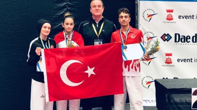 Ümit milli taekwondoculardan 3 gümüş