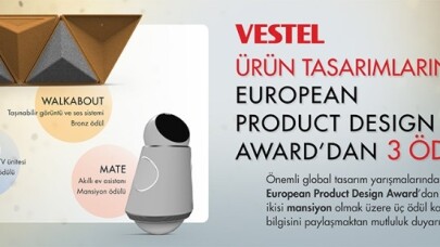 Vestel, global tasarım yarışması EPDA’dan 3 ödülle döndü