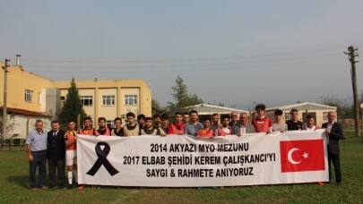 Akyazı MYO şehidini unutmadı