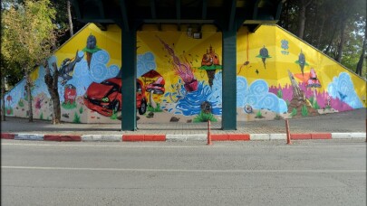 Altıeylül’de duvarlar renkleniyor