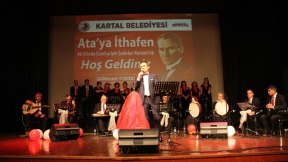 Ata’nın sevdiği şarkılar, Kartal’da Cumhuriyet dostlarıyla buluştu
