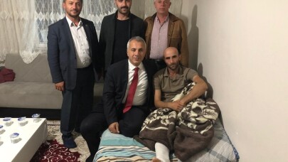Başkan Babaoğlu’ndan Barış Pınarı gazisine geçmiş olsun ziyareti