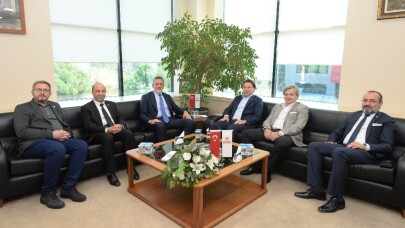 Başkan Burkay, Bursaspor yönetimini ağırladı