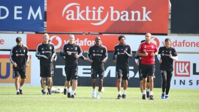 Beşiktaş, Braga maçı hazırlıklarına başladı