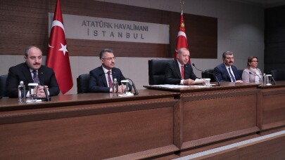 Cumhurbaşkanı Erdoğan: “Münbiç konusunda kararımızı verdiğimiz gibi uygulama aşamasındayız”