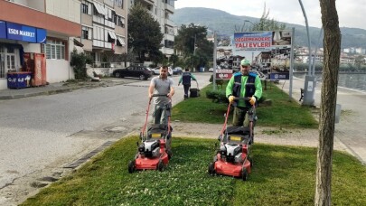 Değirmendere sahil parkı her gün bakımdan geçiyor