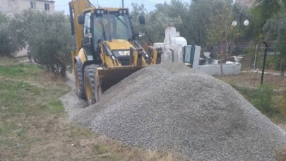 Erdek-Narlı yolu tamir edildi