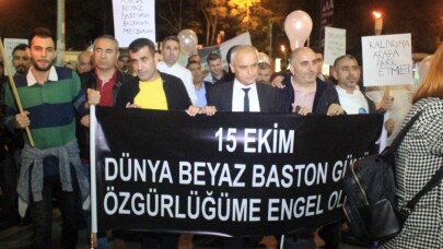 Görme engellilerden ‘Beyaz Baston’ kullanımına ilişkin kanun talebi